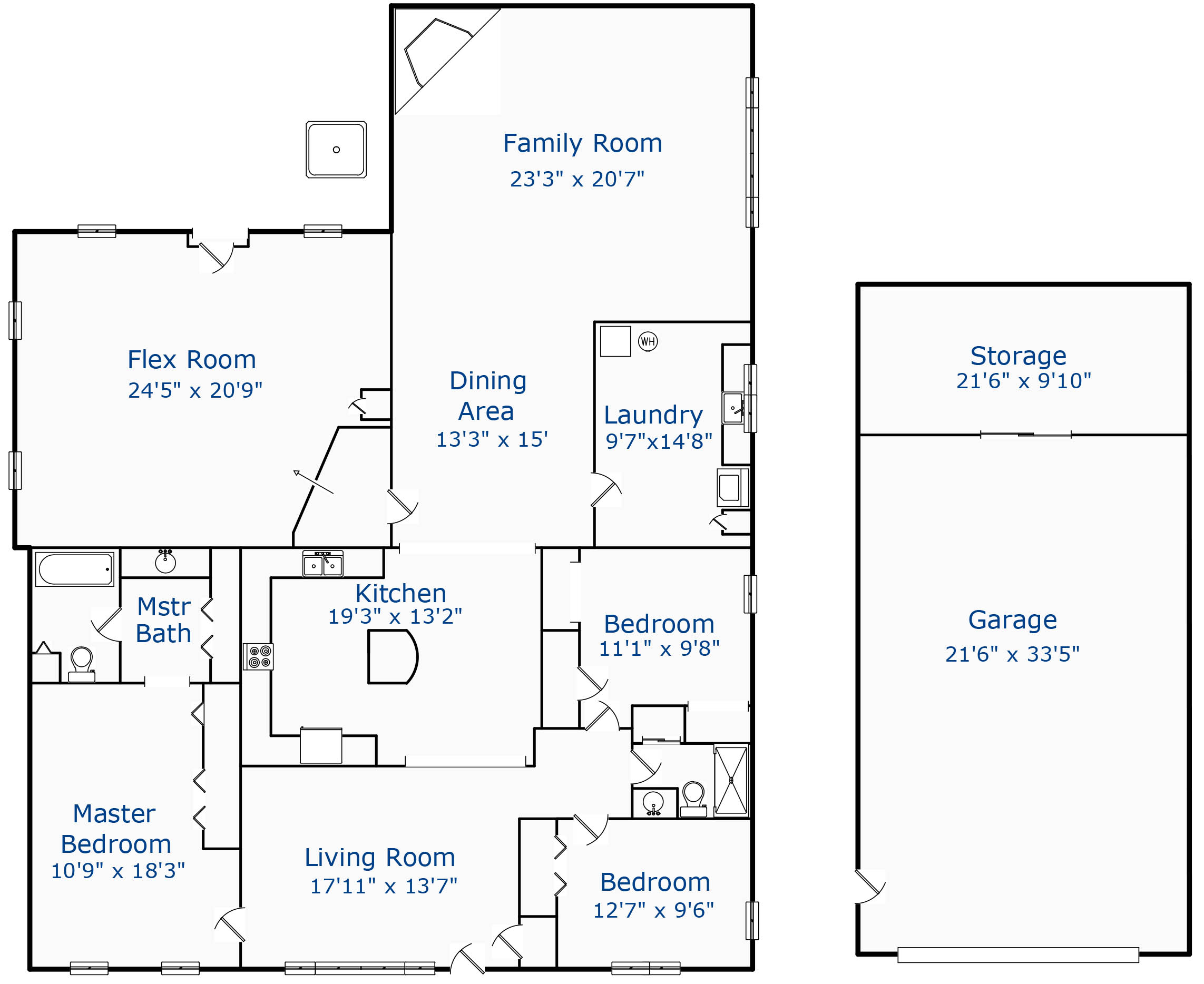 154 S Elwood Street, Forsyth, IL Floorplan